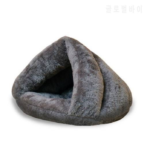 Pet Cat Bed Thick Sleeping Bag Triangular Cat Litter Soft Comfortable And Durable Winter Warm Pet Kennel