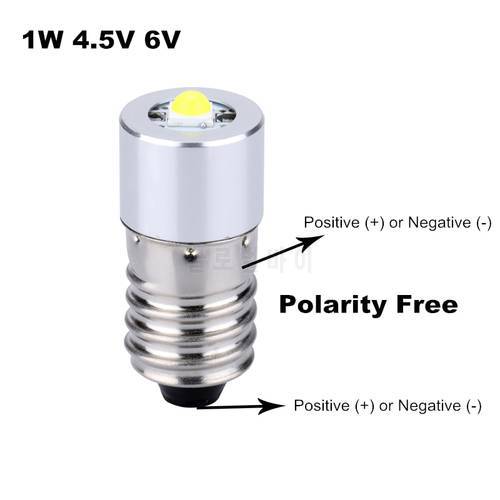 ENCOMLI E10 LED Upgrade Flashlight Bulb 0.5W 1W Emergency Light Bulbs 3V 4.5V 6V C/D Cell Replace Flashlight Torches Bulb