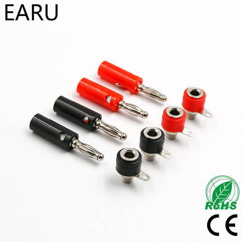 1set Male And Female J072 4mm Banana Plug Male And Female To Connector Banana Pin DIY Model Parts Free Shipping