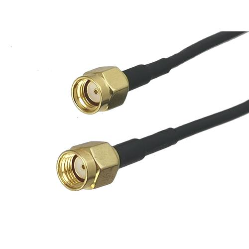 1Pcs RG174 RP-SMA Male Jack to RP-SMA Male Jack Connector RF Coaxial Jumper Pigtail Cable For Radio Antenna 4inch~10M