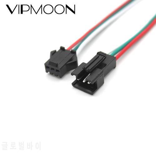 2pin 3pin 4pin 5pin led connector Male/female JST SM 2 3 4 5 Pin Plug Connector Wire cable for led strip light Lamp Driver CCTV