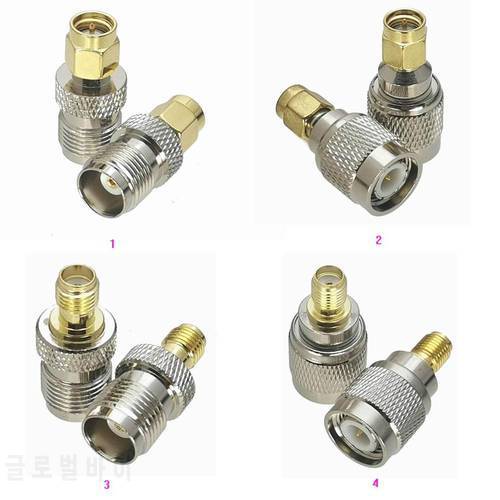 1Pcs SMA to TNC Male plug & Female jack RF Coaxial Adapter connector Test Converter Brass