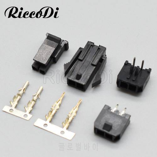 5-50 Sets Molex 2Pin Way Micro-Fit Connector Male Female 3.0mm Pitch Wire to Wire Plug Connector 436450200 436400200