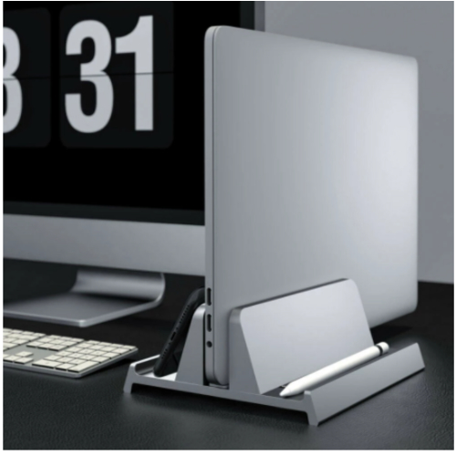 Vertical Laptop Stand Desktop Space Saving Stand Holder for MacBook Pro Notebook, and all other Brand Laptops